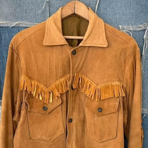 Luxury Style Top Quality <b>Men's</b> Cowboy <b>Suede</b> <b>Jacket</b> Cheap Price Great Personality Winter <b>Men's</b> <b>Suede</b> Leather <b>Jacket</b> - Product Image 2