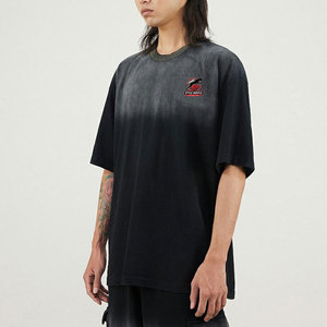 Nouveauté 2026 : T-shirts décontractés pour hommes, effet délavé soleil, respirants, pour l'été - Product Image 1