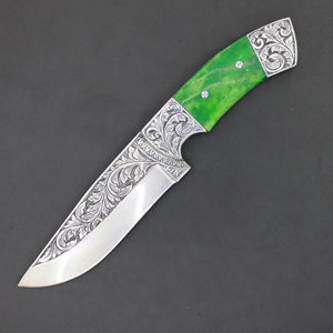 High Quality Custom Handmade Damascus Steel Pocket Knife with Engraved Brass Handle Best Birthday & Anniversary Gift - Product Image 3