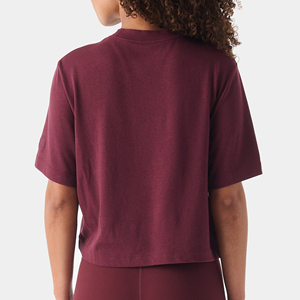 Camisetas Cortas Oversize para Mujer, Camisetas de Algodón de Alta Calidad con Logotipo Personalizado para Deportes de Verano, Casuales, con Patrón 3D - Product Image 3