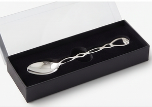 Cuillère élégante plaquée argent avec manche ovale, finition miroir haute brillance, résistante à la rouille, pour occasions de mariage - Product Image 6