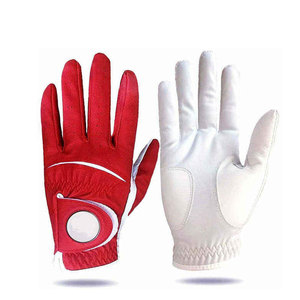 Guantes de Golf de Cuero Genuino para Hombre, Paquete de 2, Mano Izquierda, Cuero Cabretta Suave de Primera Calidad, Correa de Muñeca Ajustable - Product Image 1