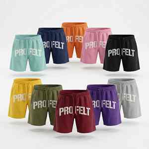 Pantalones Cortos de Verano para Hombre, Estilo Urbano, de Lona y Algodón, con Cordón, Ajuste Relajado, Vintage, Lavados, Ecológicos, de Secado Rápido y Transpirables - Product Image 1