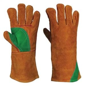Heavy-Duty Cowhide Split Leather Safety Gloves for Welding Industrial Hand and <b>Arm</b> Protection Anti-Cut Heat-Safe Features - Product Image 4
