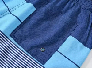 กางเกงขาสั้นผู้ชายคุณภาพสูงขายส่ง 100% โพลีเอสเตอร์ สไตล์สตรีทแวร์ลำลอง เอวกลาง เหมาะสำหรับออกกำลังกาย ฟิตเนส และว่ายน้ำ ดีไซน์ลายพิมพ์สีพื้นสุดฮิต - Product Image 4