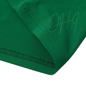 Camiseta Verde Personalizada, Estilo Urbano Minimalista, 100% Algodón, Corte Holgado, Unisex, Informal, de Secado Rápido, Transpirable y Ecológica - Product Image 4