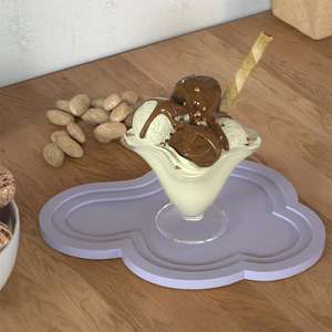 Irregular Terrace Tray Plate Gypsum Cement Epoxy Resin Silicone Mold - Product Image 3