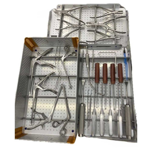 Manual Spinal Surgery Instrument <b>Kit</b> Lumbar Fixation Tools Orthopedic Handheld Devices Stainless Steel Surgical Equipment Set - Product Image 1