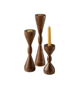 Candlestick Wood Candle Holder Wedding Decoration Home Party Christmas Wooden Candle Holder Stand Best Selling At Lowest Price - Product Image 2