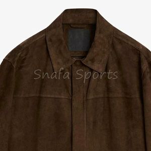 Chaqueta de Cuero para Hombre, Estilo Vaquero Mexicano, de Alta Calidad, ODM, de Piel de Vacuno y Gamuza, Informal, para Motocicleta - Product Image 6