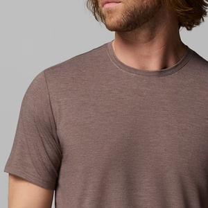 T-shirt en coton classique pour homme, coupe confortable et décontractée, tissu doux, idéal pour un style de vie décontracté, service OEM avec logo 2026 - Product Image 3