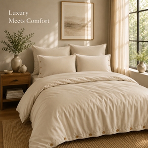 Manufacturer Direct 300 Thread Count Cotton Duvet <b>Bedding</b> <b>Set</b> for Wholesale Distribution Hospitality and Hotels for Best Price - Product Image 5