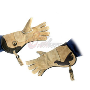 Gants de fauconnerie en cuir, nouveau design, vente en gros, produits de chasse, tendance du moment - Product Image 3