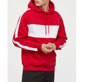 เสื้อมีฮู้ดแขนยาวของผู้ชายเสื้อมีฮู้ดโอเวอร์ไซส์ออกแบบโลโก้ได้เองสีสันสดใส240แกรมออกแบบได้ตามที่ต้องการ - Product Image 1