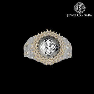 Reloj de Diamantes Mossinate con Incrustaciones de Oro Rosa, el Más Vendido, para Uso Nocturno y en Discotecas, Disponible a Buen Precio - Product Image 3