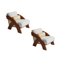 Fauteuil d'appoint simple de style nordique à prix de gros, chaise de salon moderne de luxe en velours blanc, écologique