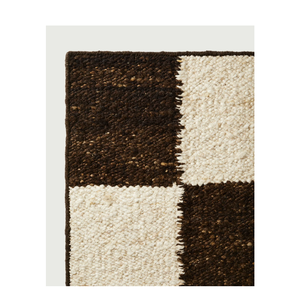 Luxury Checker <b>Flat</b> Weave Wool <b>Rug</b> Handcrafted Modern Area <b>Rug</b> For Home Hotel And Commercial Interiors - Product Image 3