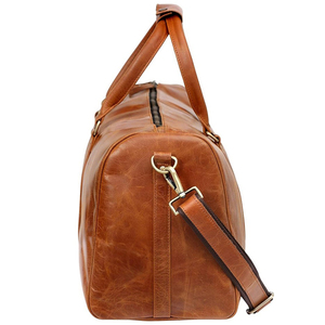 Wholesale Custom Logo Personalized Genuine <b>Leather</b> Duffel Bag Foldable <b>Mens</b> Travel Sports Gym Weekend Overnight Luggage <b>Holdalls</b> - Product Image 3