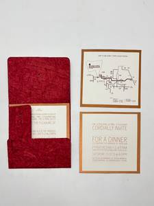 Élégantes invitations de mariage pliées en deux, style art populaire, en papier blanc, vente en gros OEM pour exportation personnalisée en vrac dans le monde entier - Product Image 4