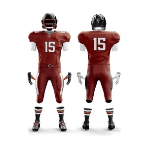 American Football Jersey Pants High Quality Sport Uniform <b>Sets</b> Customized <b>Colour</b> Breathable - Product Image 4