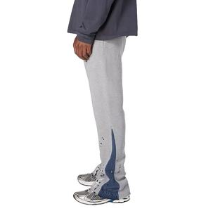 กางเกงวอร์มเอวสูงสำหรับผู้ชายกางเกงวิ่งออกกำลังกายผ้าคอตตอนผ้าฟลีซเทอร์รี่กางเกงวิ่งจ๊อกกิ้งสไตล์สปอร์ตลำลอง - Product Image 5