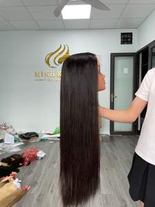 Extensions de Cheveux Humains Glue Les Perruque avec HD pour 100% Remy Brésilien Cheveux Raides Origine Vietnam - Product Image 5