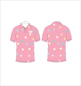 Polo Rosa Personalizado con Diseño de Lunares – Polo Casual de Algodón Transpirable para Golf y Uniformes para Hombre y Mujer - Product Image 6