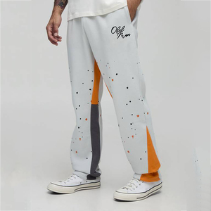 Screen Printed <b>Custom</b> Men's Jogger Personalized Long Sleeve Streetwear OEM Casual Wear <b>Custom</b> Design Apparel Bottom Clothing - Product Image 1