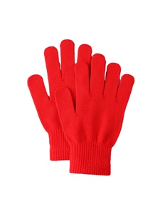 Vente en gros Gants tricotés d'hiver unisexes Écran tactile en coton/élasthanne durable Couleur unie Chaud Doigt complet Design uni - Product Image 6
