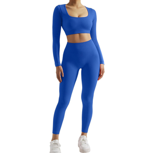 ชุดโยคะผู้หญิงขายดี MOQ ต่ำ ออกแบบสินค้าของคุณเอง ชุดโยคะผู้หญิงสไตล์ใหม่ - Product Image 1