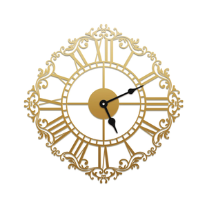 minimalist Silent Metal <b>Large</b> Wall <b>Clock</b>, metal sign Metal Wall Art, for living room bedroom wall hanging decor metal sign, - Product Image 6