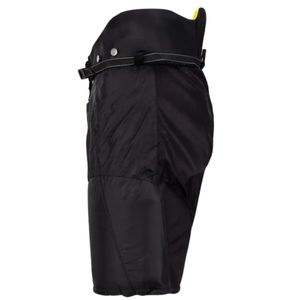 Women <b>Black</b> Yellow Padded Ice Hockey Shorts with Waist Belt Protective Polyester Sports Shorts Performance Clothing - Product Image 3
