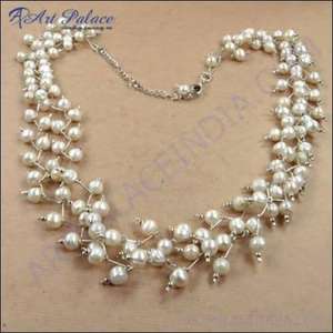 Collar con cuentas de perlas Collar con cuentas glamoroso - Product Image 1