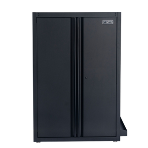 Matte Black Powder Coated Steel 2 Drawer <b>Tool</b> <b>Cabinet</b> Family keywords: for Garage Workshop Storage Use - Product Image 3