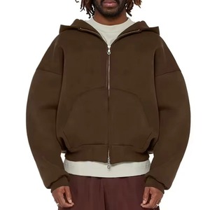 Sweat-shirts à capuche oversize pour hommes en coton épais, personnalisables avec logo, vierges, décontractés, pour le sport - Product Image 3