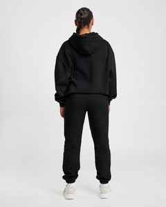 Sweat-shirt à capuche long et ample pour femme, en tricot de haute qualité, épais, décontracté, personnalisable, 100 % coton, idéal pour l'hiver - Product Image 4