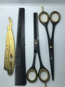 new Selling Stainless Steel <b>Barber</b> salon Shear & Hair Cutting Scissor Beauty Type Thinning Scissors <b>set</b> kit - Product Image 6