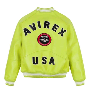 เสื้อแจ็คเก็ตหนัง Avirex แท้ 100% สำหรับฤดูหนาว รับทำโลโก้และดีไซน์ตามสั่ง แฟชั่น กันน้ำ คุณภาพพรีเมียม MOQ ต่ำ - Product Image 5