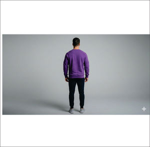 เสื้อสเวตเชิ้ตคอกลมผ้าฝรั่งเศสแขนยาวแบบ OEM สั่งทำได้ตามต้องการ ขายดี สไตล์สตรีทแวร์ พร้อมโลโก้พิมพ์นูน สำหรับใส่ในฤดูหนาว - Product Image 6