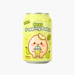 Bebida de jugo de fresa con perlas explosivas de 330 ml, bebida de frutas enlatada, refresco con perlas explosivas de estilo frutal. - Product Image 3