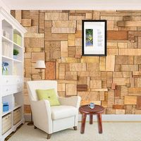 Brauner Langlebiger Holzhocker mit Drei Beinen für Schlafzimmer, Wohnzimmer, Sofa, Küche, Schule, Apartment, Heim-Möbel