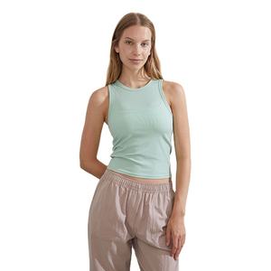 Débardeurs courts d'été pour femmes, design streetwear personnalisé, vente en gros, les plus vendus, sans manches, en matière côtelée extensible et confortable - Product Image 2