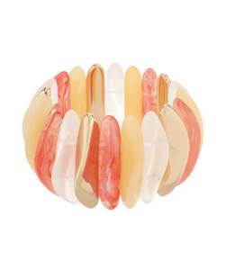 Elegante Brazalete de Resina con Patrón Multicolor, Accesorio de Moda para Unisex, Disponible en Worldwide Supply - Product Image 2