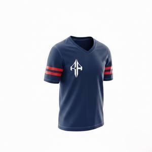 Maillot de football américain pour homme de qualité supérieure, col en V, été, 100% polyester, respirant, séchage rapide, uni, par RIVIAN ATLANTIC - Product Image 5