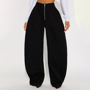 Women’s Wide Leg Sweatpants High Waist Drawstring Lounge Pants Ladies Loose Fit Fleece Sweatpants Casual Wide Leg Joggers Women - Product Image 2