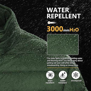 Chaqueta de Invierno Ligera y Plegable para Hombre, Chaqueta Acolchada para Senderismo, Esquí, Nieve y Viajes, Colores Personalizados OEM - Product Image 4