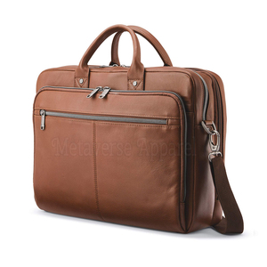 Office Genuine Leather Portable Business <b>Laptop</b> <b>Backpack</b> Soft for Men and <b>Women</b> Travel Crossbody Handbag - Product Image 4