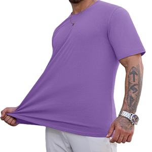 Camisetas extragrandes de algodón 100% de alta calidad para hombre, camisa personalizada con logotipo Vintage cómodo con patrón de letras, stock en blanco - Product Image 3