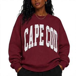 Novedades: Sudadera con cuello simulado y estampado de letras universitarias, ajuste regular, estilo pullover, para clubes deportivos juveniles y universitarios. - Product Image 1