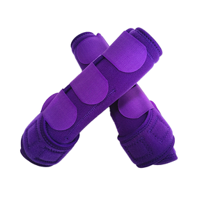 Protège-tendons d'équitation en néoprène haut de gamme pour l'extérieur, légers, professionnels, confortables, protecteurs et amortissants pour le soin des chevaux - Product Image 5